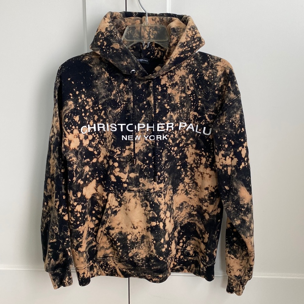 Christopher Palu New York Distressed Rocker Hoodie